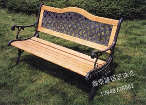 阿拉善公园椅制作